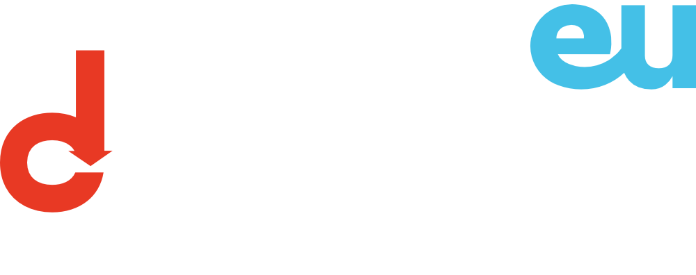 Logotipo DeployEU negativo